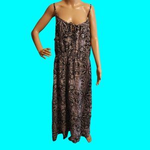 EUC Faded Glory paisley print dress